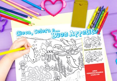 Stampa online Tovagliette da colorare per bambini