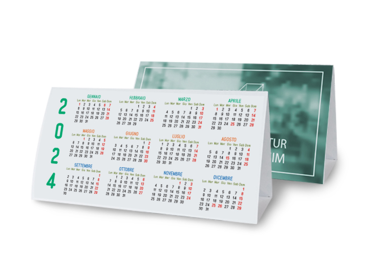 Calendari da Tavolo Easy stampa online - FasterPrint